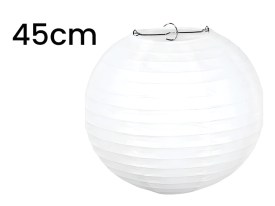 Lampara papel arroz BLANCA 45cm
